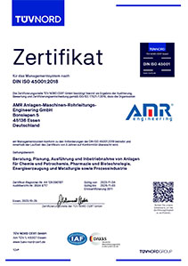 AMR Anlagern ISO 45001 WA23